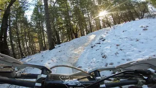 Penny Pines / Middle Creek OHV - Ice - Snow - Water crossings - Falls @Norcal2stroke