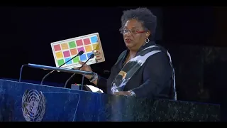 Barbados Prime Minister Mia Mottley Speaks at SDG Moment 2022