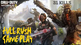 31 KILLS FULL RUSH GAMEPLAY CALL OF DUTY MOBILE BATTLE ROYALE