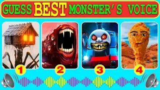 Guess Monster Voice Spider House Head, Train Eater, Spider Thomas, Gegagedigedagedago Coffin Dance