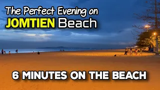 6 Minutes on Jomtien Pattaya Beach on the Gulf of Thailand. September 2023