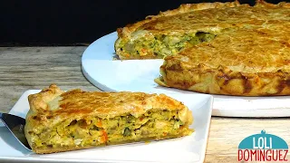 PASTEL DE VERDURAS Y POLLO, RIQUÍSIMO Y NUTRITIVO. Loli Domínguez - Recetas paso a paso, tutorial.