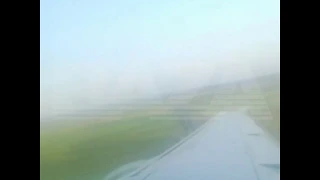 Видео посадки А321 прямо на кукурузное поле