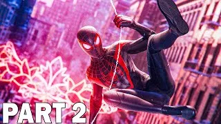 Spider-Man Miles Morales Gameplay Walkthrough Part 2 - The Battle On The Bridge PS5 (4k Raytracing)