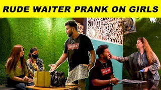 Angry Waiter Prank On Cute Girls - Sharik Shah - Lahori Prankstar