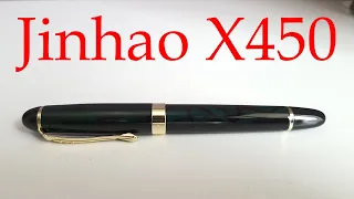 JINHAO X450 FOUNTAIN PEN REVIEW IN HINDIlFOUNTAIN PEN REVIEWSlहिन्दी में