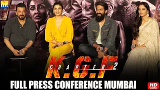 Yash, Sanjay Dutt, Raveena Tandon, Srinidhi Shetty | KGF Chapter 2 | FULL Press Conference In Mumbai