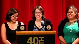 40th Student Academy Awards: Lindsey St. Pierre and Ashley Graham, Animation Gold Medal