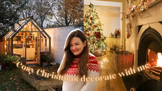 Cosy and romantic cottage Christmas decorate #withme and house tour!