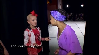 Dance Moms - Nia's Music Skips During her National Solo