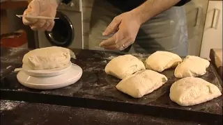 Richard Bertinet making bread (DVD from the book DOUGH)