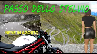 Passo dello stelvio in moto