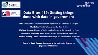 Data Bites #19: Getting things done with data in government