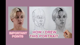 Learn important drawing tips from this portrait