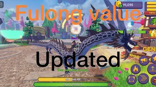 *UPDATED* fulong value Roblox dragon adventures. #roblox #dragonadventures