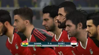 Ghana vs Egypt | Penalty Shootout | PES Gameplay