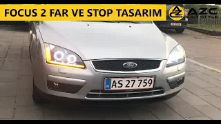 FORD FOCUS 2 FAR ve STOP TASARIMI // FORD FOCUS 2 HEADLIGHT & TAIL LIGHT DESIGN