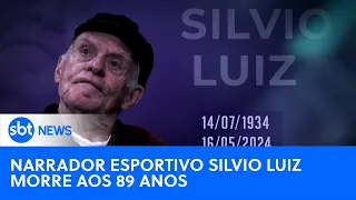 Morre, aos 89 anos, o narrador Silvio Luiz | #SBTNewsnaTV (17/05/24)
