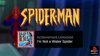 Spider-man (PS1) "I'm Not a Water Spider" Achievement | RetroAchievements