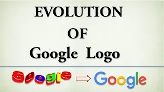 Evolution Of Google Logo (1997 - 2019)