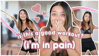 I Tried Hula Hoop Dancing (*i'm in pain*)... is this an effective workout?