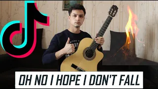 Oh No I Hope I Don't Fall Видео урок для начинающих! Разбор на гитаре! Аккорды песни! Tik Tok музыка