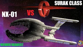 Viewer Request - NX-01 Enterprise VS Vulcan Surak - Both Ways - Star Trek Starship Battles