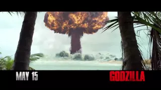 Godzilla Extended TV SPOT Ravaged 2014 Elizabeth Olsen,Bryan Cranston Movie HD #1