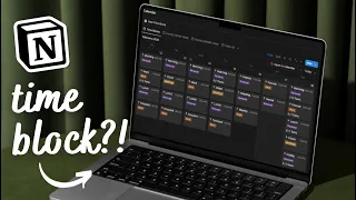 UNLEASH your productivity with Time Blocking Notion Planner | Tasks, Notion Calendar | Template Tour