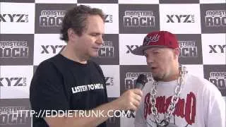 Eddie Trunk interviews Limp Bizkit @ Monsters of Rock in Brazil