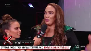 WWE RAW LIVE 9JULY 2018 Nia Jax Alexa bliss WWE fight rock Alpine naya Jacks Elizabeth please