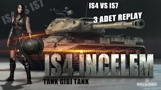IS4 inceleme ve replay - IS4 vs IS7 - World of Tanks