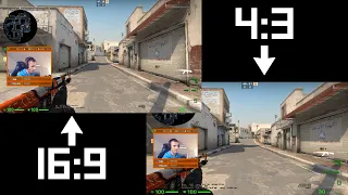 Resoluciones en el CSGO || 4:3 vs 16:9 || 1920x1080 vs 1440x1080 || Black Bars (BB) vs Streched