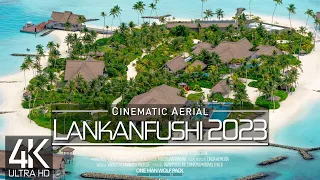 【4K】🇲🇻 MALDIVES MOST BEAUTIFUL TINY ISLAND 🔥 Lankanfushi 2023 🔥 Malé Cinematic Aerial™ Drone Film