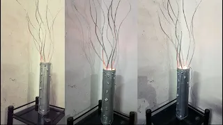 DIY Unique Tall Lighted Decorative Vase & Vase Filler Sticks | Easy Home Decor | Nonu Ke Papa Ji