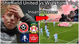 5,000 WREXHAM FANS GO CRAZY AS 2 LATE GOAL SEAL FA CUP EXIT! | Sheffield United vs Wrexham Vlog