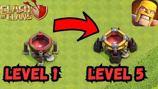 🌑 Upgraded DARK SPELL FACTORY from Level 1 to Level 5! 💥 Unleashing Dark Magic in Clash of Clans!