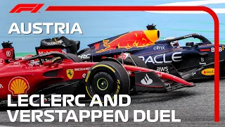 Charles Leclerc And Max Verstappen Duel In Austria! | 2022 Austrian Grand Prix