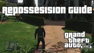 GTA V Guide : Repossession : Stealing Michael's Car Unnoticed XBOX 360 PS3 PC