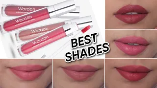 WARDAH EXCLUSIVE MATTE LIPCREAM | BEST SHADES!!