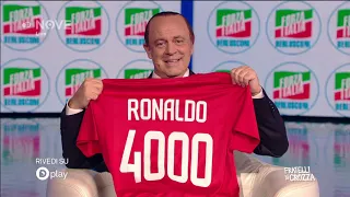 Crozza Berlusconi propone l'arrivo di Ronaldo al Monza