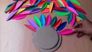 3 Beautiful Paper Flower Wall Hanging Ideas | Wall Decor Ideas | Paper Craft | Wall Hangings