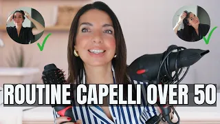 CAPELLI OVER 50: ROUTINE CAPELLI e come CURARLI A CASA