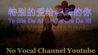 Te Bie De Ai Gei Te Bie De Ni ( 特别的爱给特别的你 ) Male Karaoke Mandarin - No Vocal