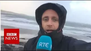 Hurricane Ophelia: Thousands lose power as storm hits Ireland - BBC News