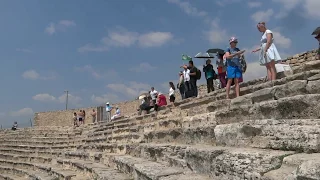 Турция 8 чудо света. Памуккале Pamukkale (хлопковый замок) апрель 2018 надо ехать