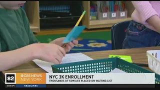 Thousands of NYC families wait-listed for 3-K program