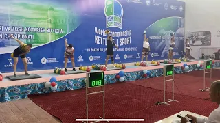 Чемпионат мира по гиревому спорту.Узбекистан,г.Хива 2023.Рывок женщины ветераны