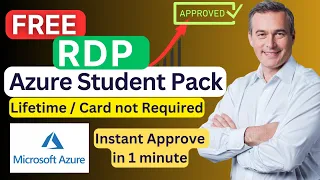 Microsoft Azure Free RDP for Student | How to create free azure RDP | Free RDP Without Credit Card