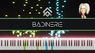 Badinerie - Bach (Piano cover tutorial visualizer)